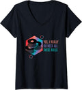 Womens I Need All These Rolls 3d Print Pla Filament Fdm Printing V Neck Apparel Everyday Wear
