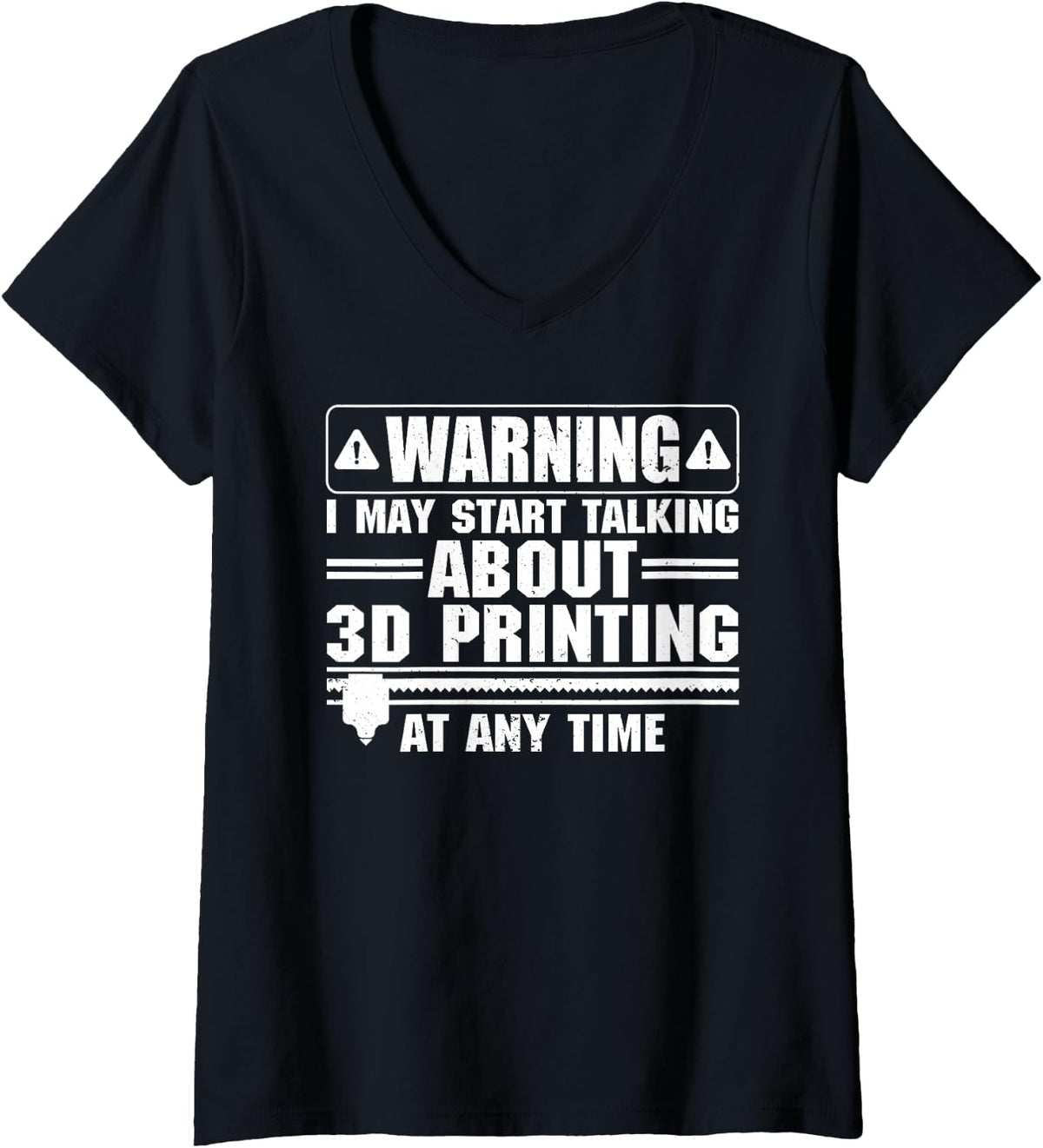 Womens Funny 3d Printer Art For Men Women Printing Worker Lover V Neck Apparel Minimal Style 2