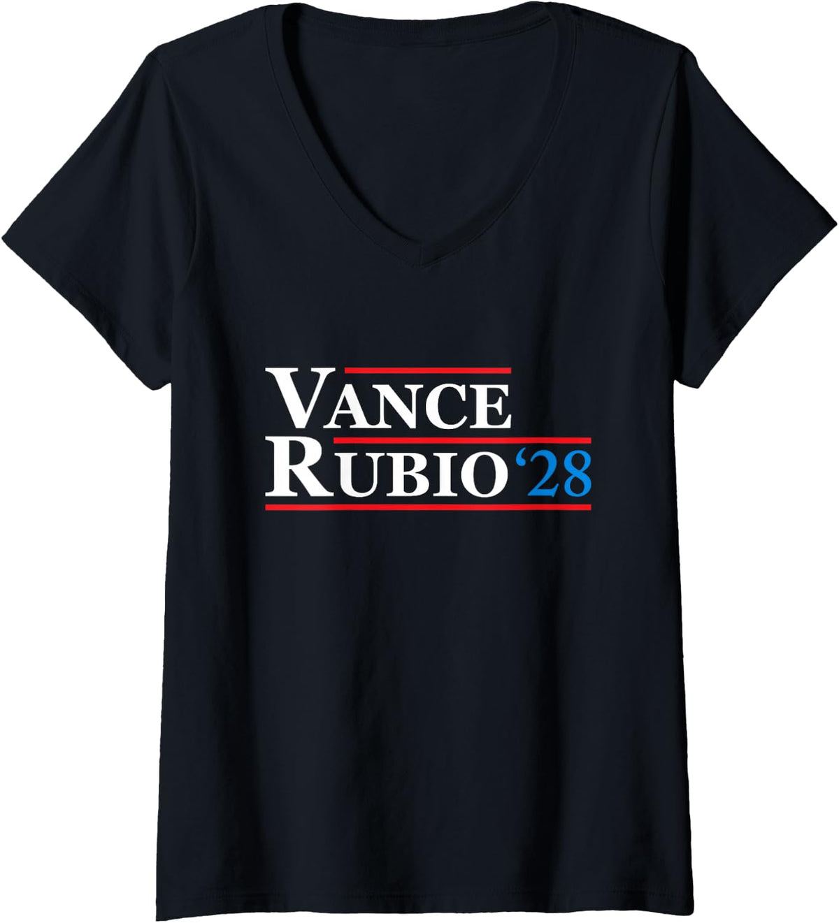 Womens 48 Vance Rubio for President 2028 V Neck