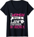Womens Lawyer Graduation 2025 Female Law School Juris Doctor JD V Neck
