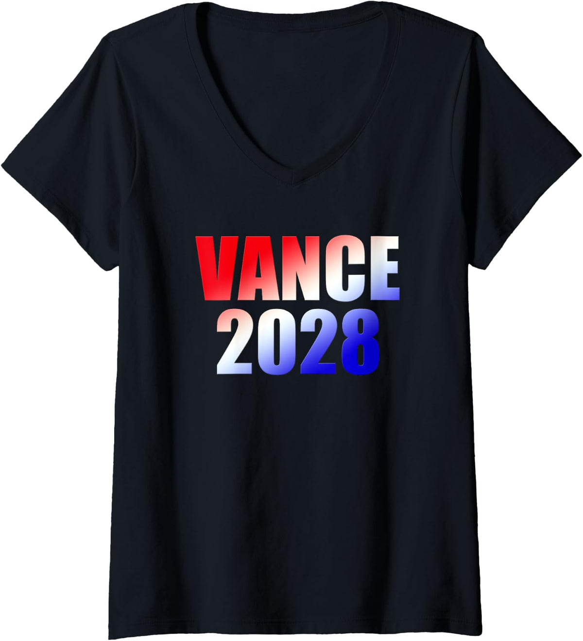 Womens JD Vance 2028 President America Republican Election Vote V Neck