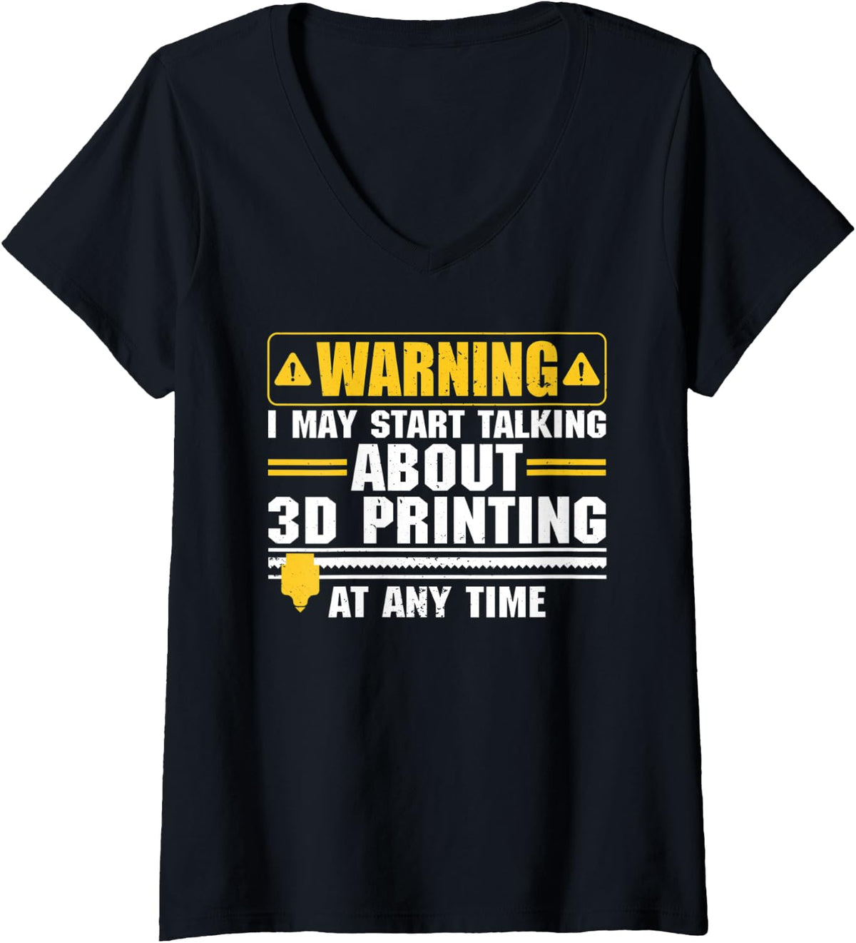 Womens Funny 3d Printer Art For Men Women Printing Worker Lover V Neck Apparel Minimal Style