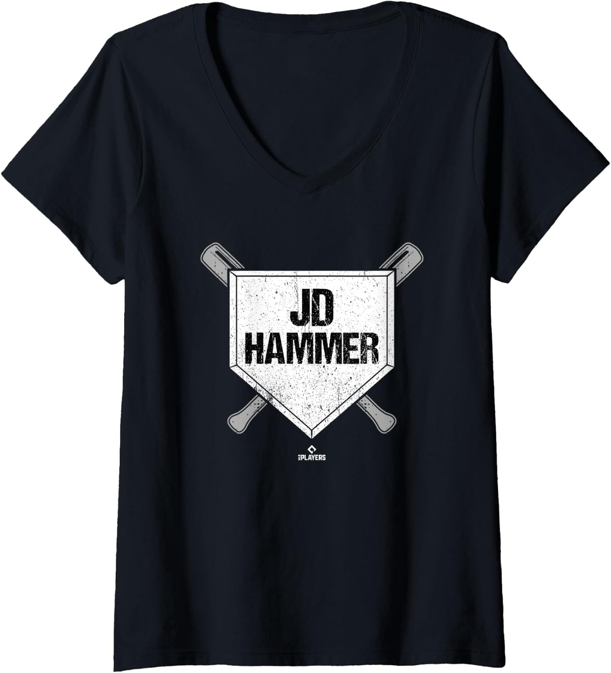 Womens Homeplate Gameday JD Hammer Prospect Baseball Fan Gear V Neck