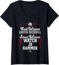 Womens Smart Women Watch JD Hammer Prospect Baseball Fan Gear V Neck