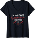 Womens JD Martinez Lovin On Valentines Day Boston Baseball Player V 2