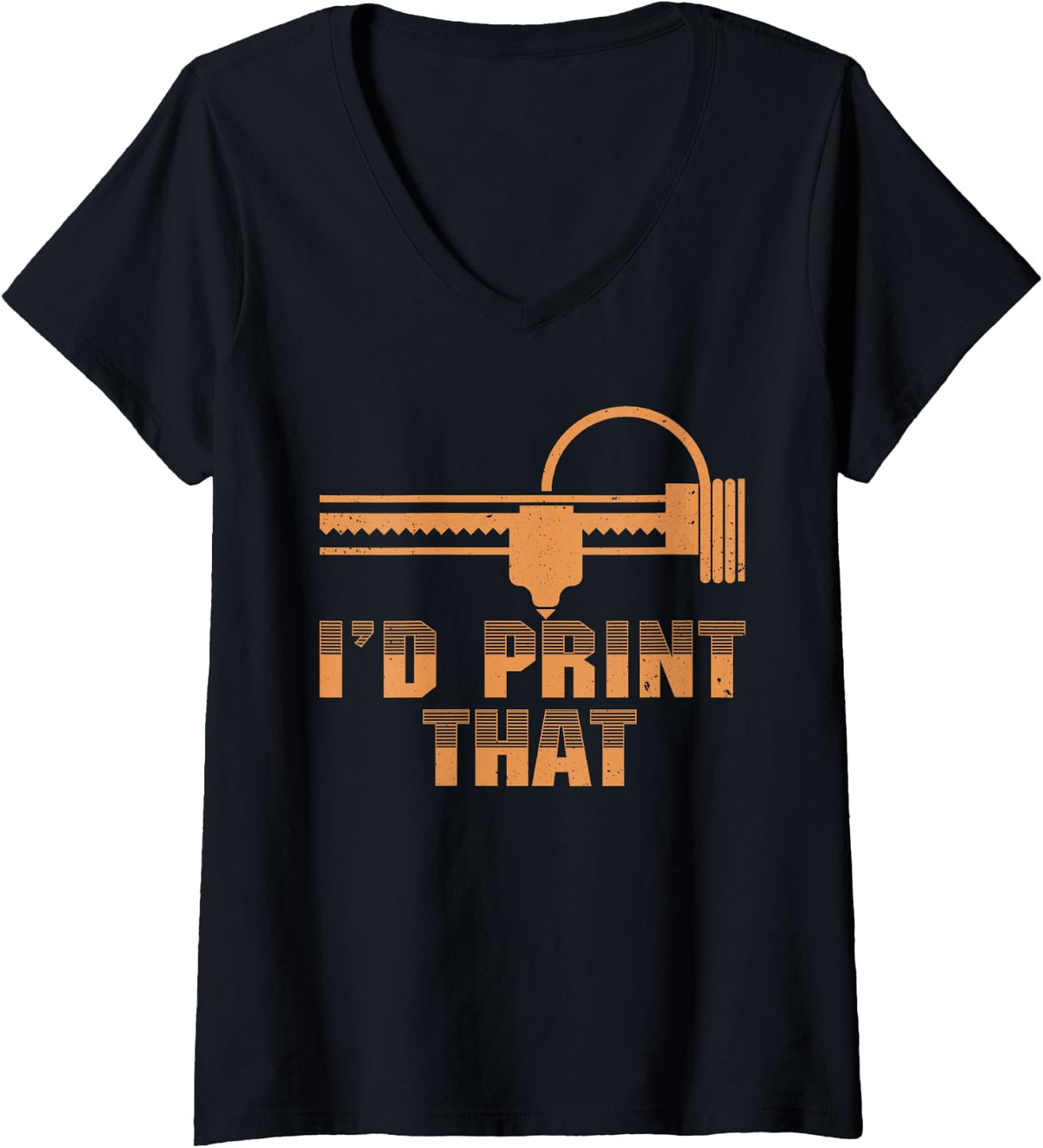 Womens Cute 3d Printing For Men Women Printer Lovers Print Geeks V Neck Apparel Clean Design 3