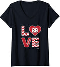 Womens J D Martinez Love Ball V Neck