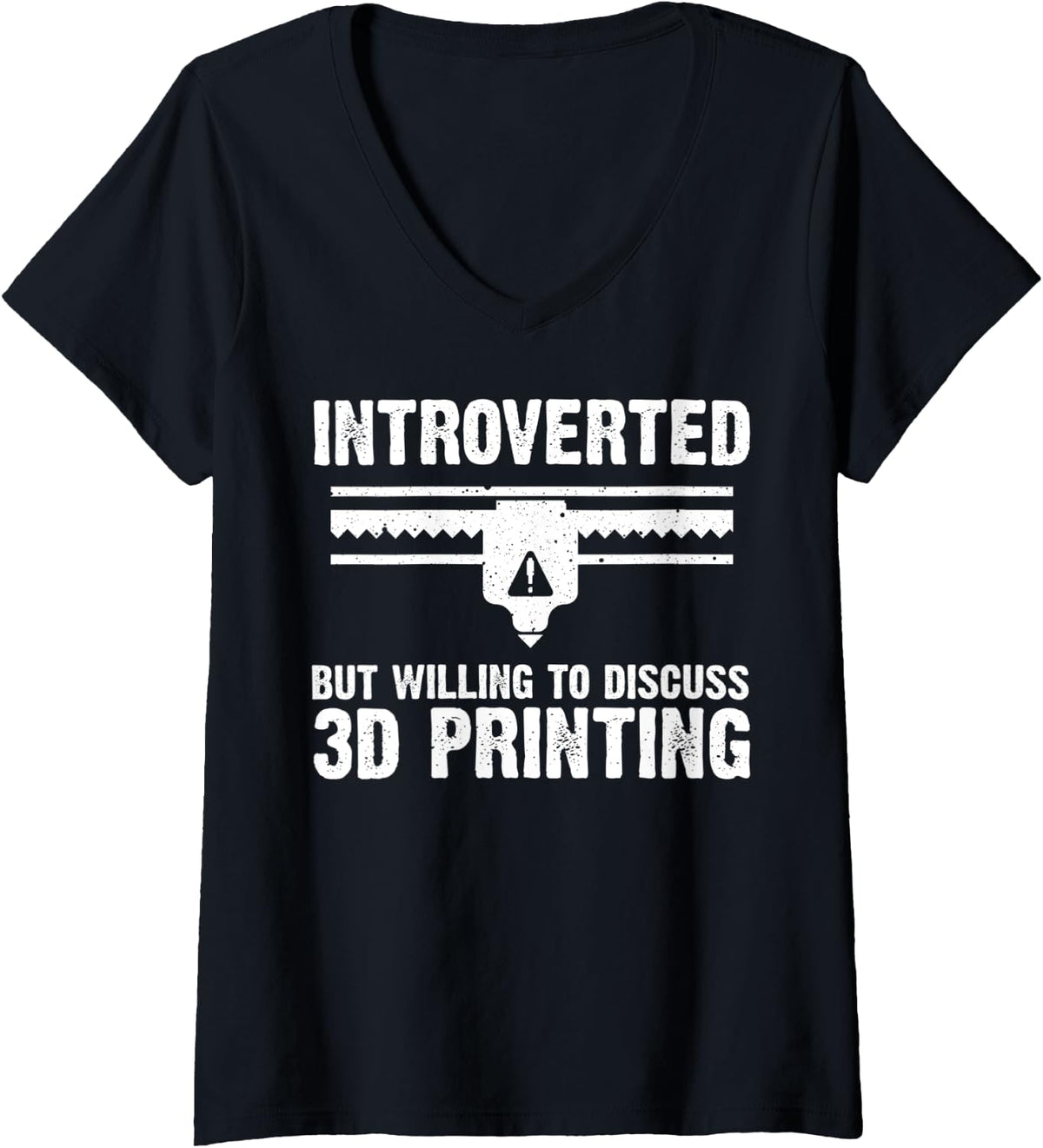Womens Cool 3d Printing For Men Women Printer Lovers Print Geeks V Neck Apparel Minimal Style