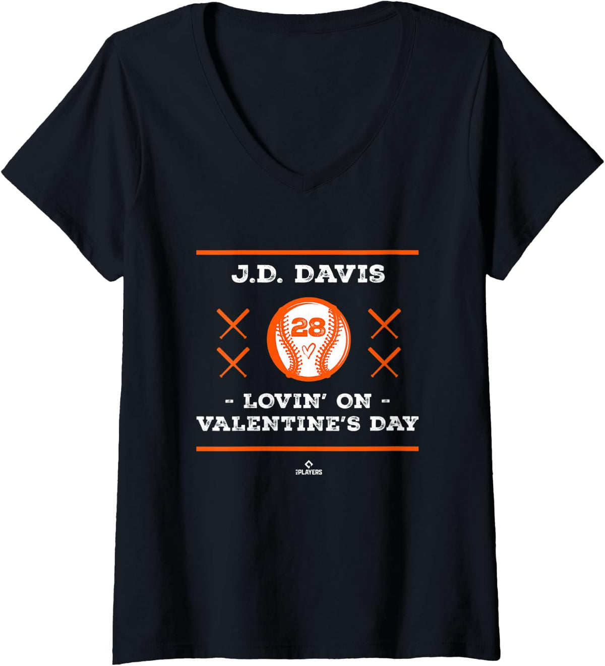 Womens JD Davis Lovin On Valentine s Day New York Baseball Player V 4