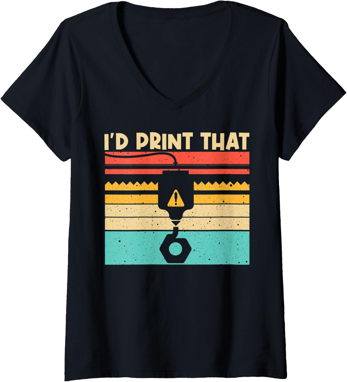 Womens Cool 3d Print Design For Men Women Printer Lover Printing V Neck Apparel US Trend 5
