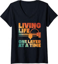Funny 3d Printing Art For Men Women Printer Lovers Geeks V Neck Apparel Clean Design