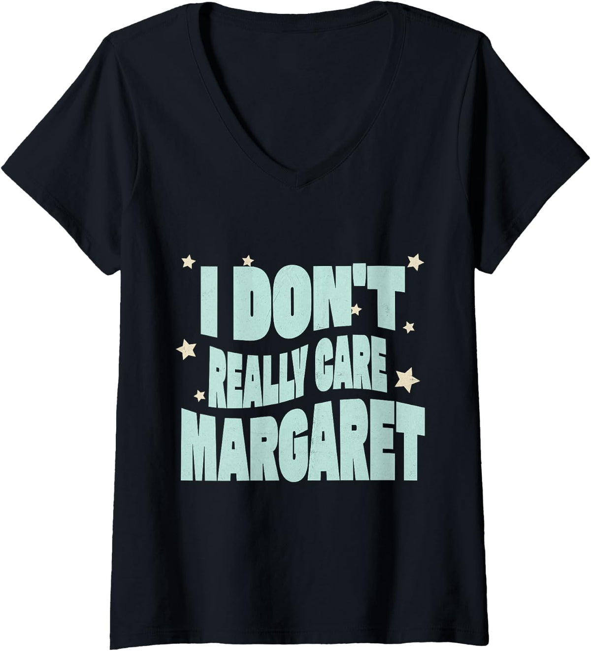 Womens JD Vance Meme I Don u2019t Really Care Margaret Funny Groovy V Neck