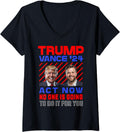 Womens Trump Vance 2024 Donald J D Act Now V 3