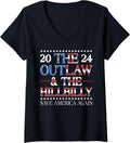 Womens Trump Vance 2024 Outlaw Hillbilly Save America Again V 2