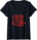 3d Printing Printers Cnc Cad Programmer Engineer Technology V Neck Apparel US Trend 3