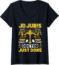 JD Juris Doctor Just Done V Neck