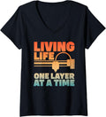 Funny 3d Printing Art For Men Women Printer Lovers Geeks V Neck Apparel Everyday Wear