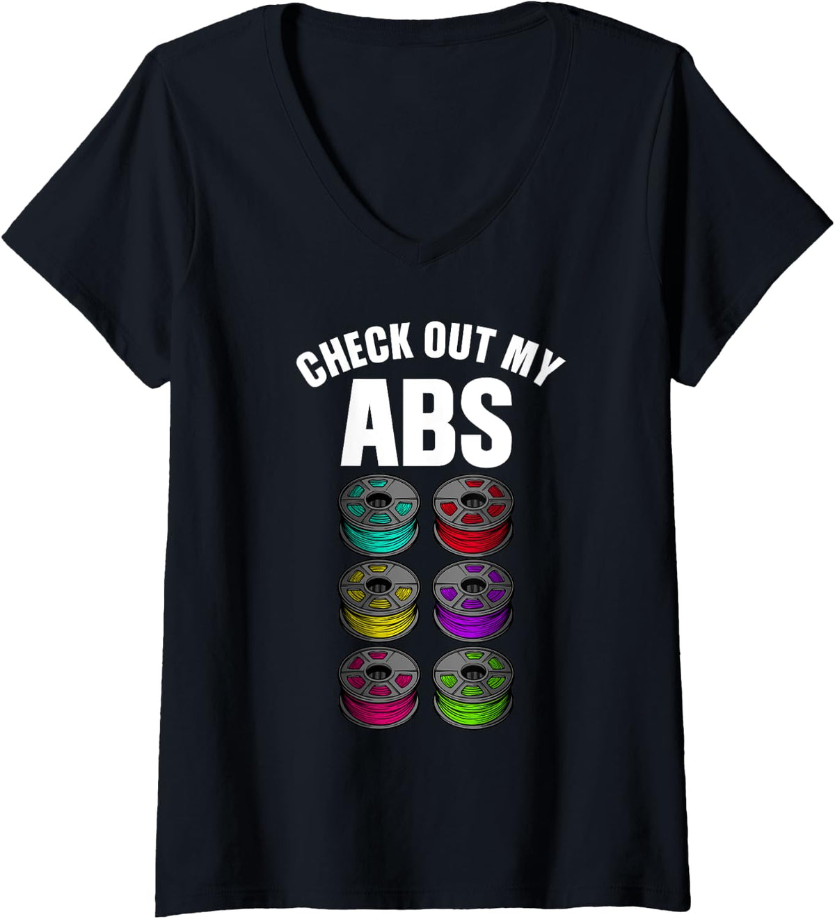 Womens 3d Printing Art For Men Women Printer Lover Prining V Neck Apparel Premium Print 2