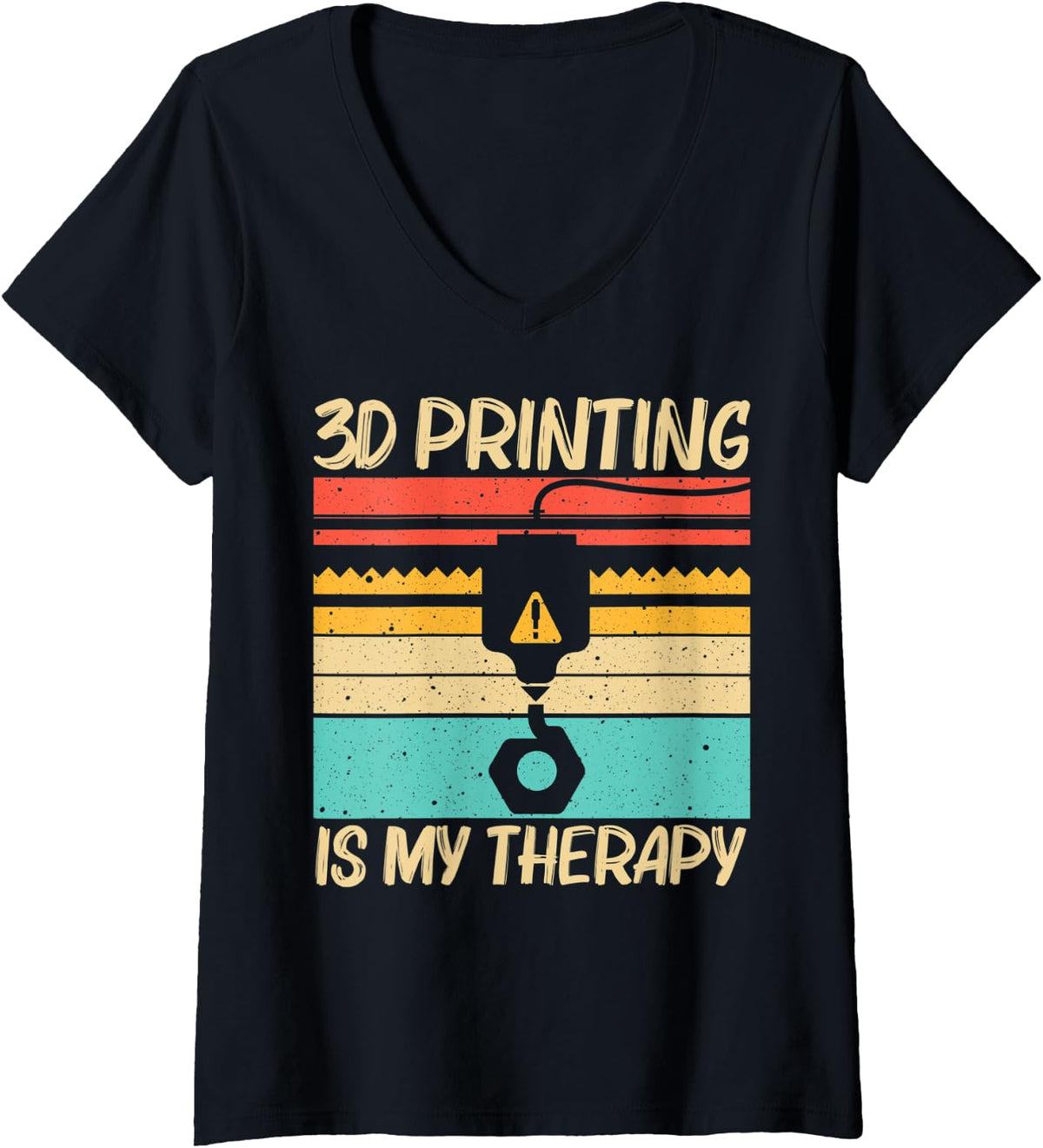 Womens Cool 3d Print Design For Men Women Printer Lover Printing V Neck Apparel Gift Ready 7