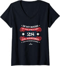 Womens In My House JD Martinez Baseball Player MLBPA Fan V Neck