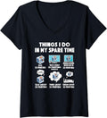 3d Printing Filament Print Computer Programmer V Neck Apparel Clean Design