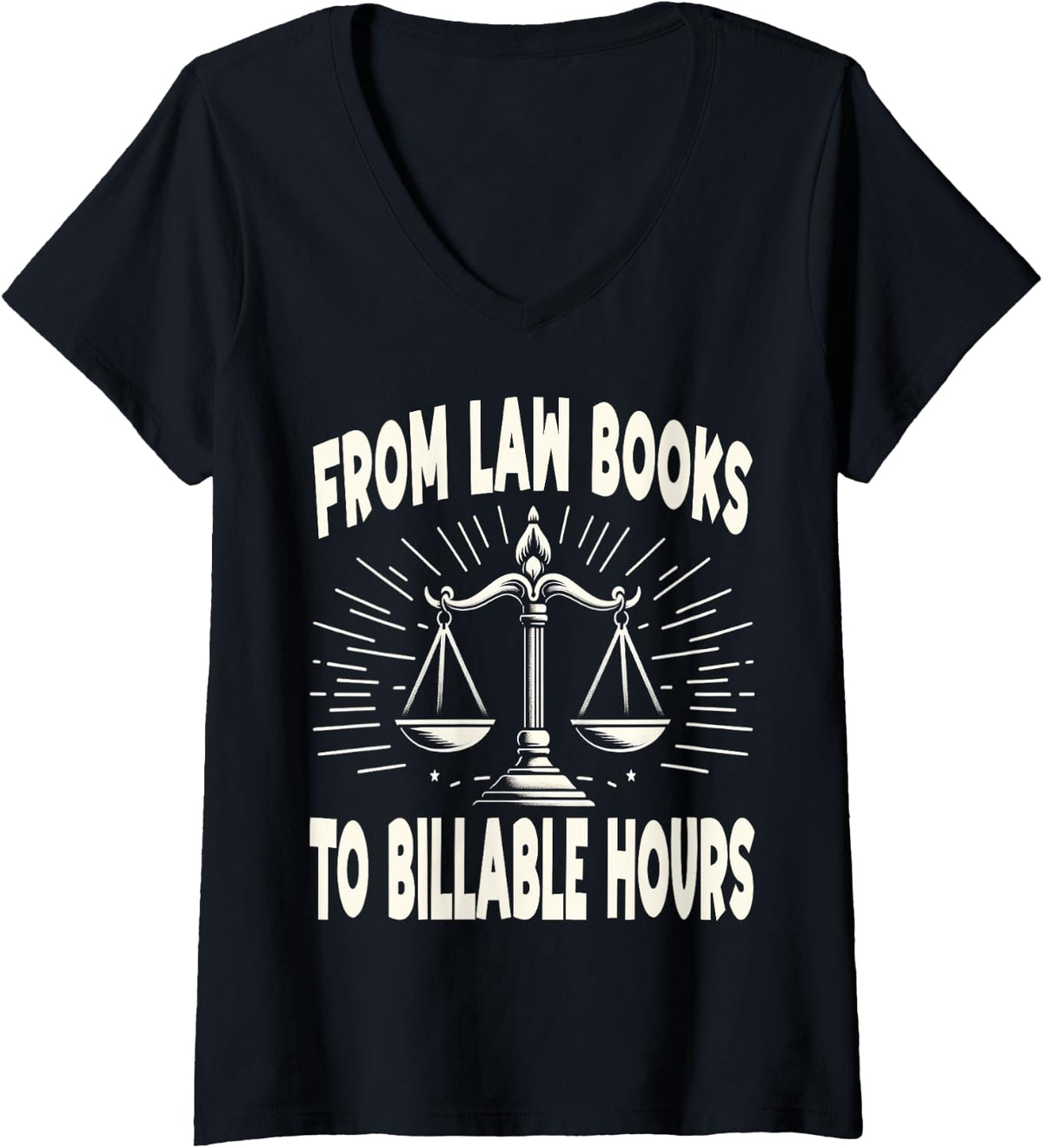 Womens Lawyer Graduation 2025 Funny Law School JD Juris Doctor V Neck