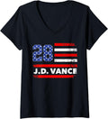 Womens Vance 2028 JD For President Vintage American Flag V 2