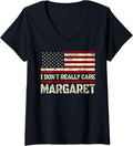 Womens I Don t Really Care Margaret American Flag Funny JD Vance V 54