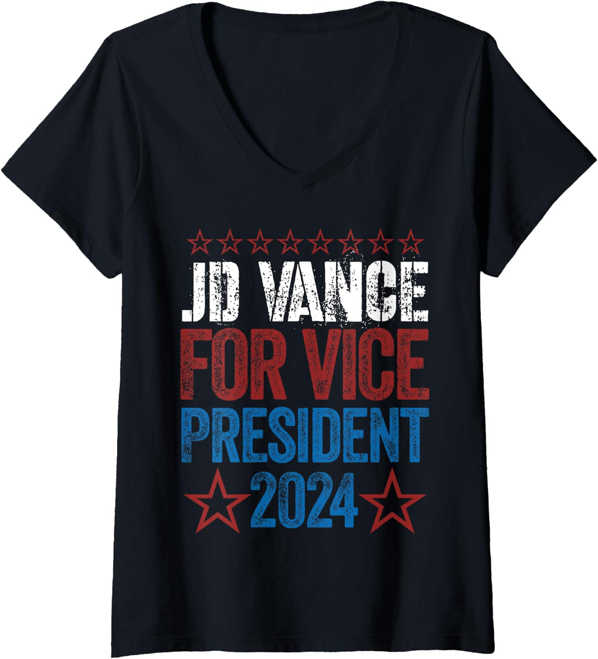 Womens JD Vance For Vice President 2024 V Neck