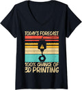 Womens Cool 3d Print Design For Men Women Printer Lover Printing V Neck Apparel US Trend 7