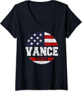 Womens Vance 2028 We Support JD For President V Neck