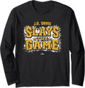 Slay the Game JD Davis Oakland Baseball MLBPA Long Sleeve