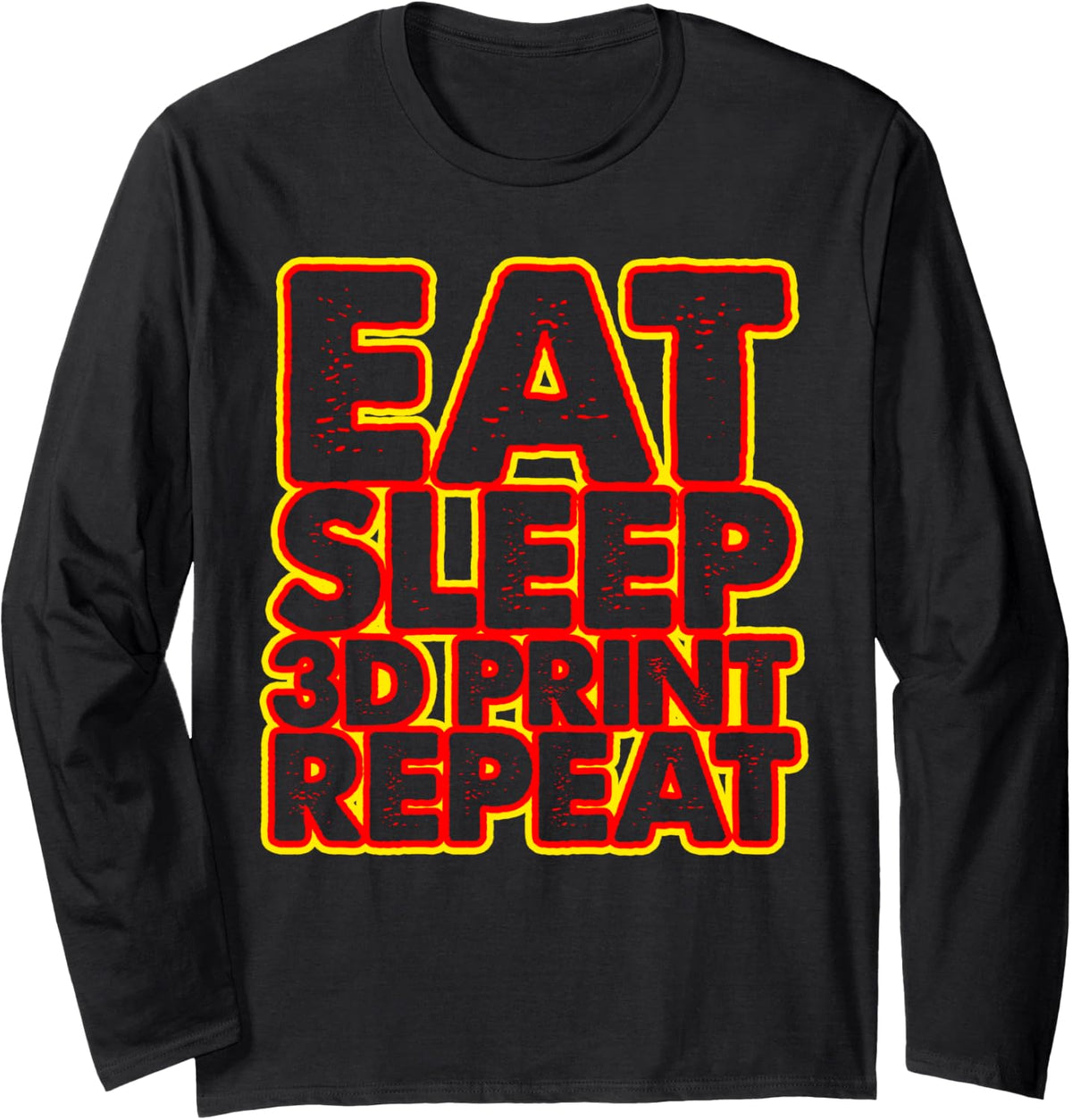 Eat Sleep 3d Print Repeat Funny Women Printing Love Long Sleeve Apparel US Trend 2