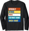 Retired Printer Retirement Funny Long Sleeve Apparel Clean Design