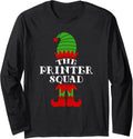 I M The Printer Elf Squad Matching Family Team Coworker Long Sleeve Apparel Everyday Wear