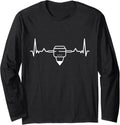 3d Printer Cnc G Code Heartbeat Ecg Long Sleeve Apparel Everyday Wear