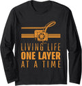 Funny 3d Print Printer Geeks Filament Printing Machine Lover Long Sleeve Apparel Clean Design 2