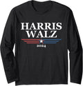 Harris Walz 2024 Flag US Kamala JD Tim VP Long 2