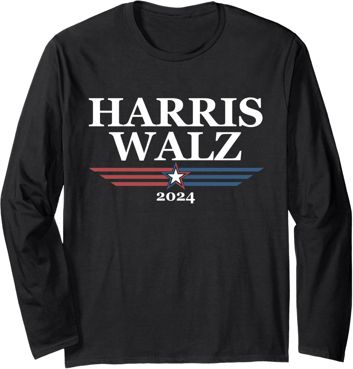 Harris Walz 2024 Flag US Kamala JD Tim VP Long 2
