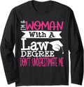 Lawyer Graduation 2025 Female Law School Juris Doctor JD Long Sleeve