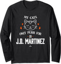 Cat Lovers for J D Martinez New York Baseball MLBPA Long 2