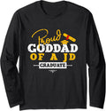Proud Goddad of a JD Graduate Graduation Grad Long Sleeve