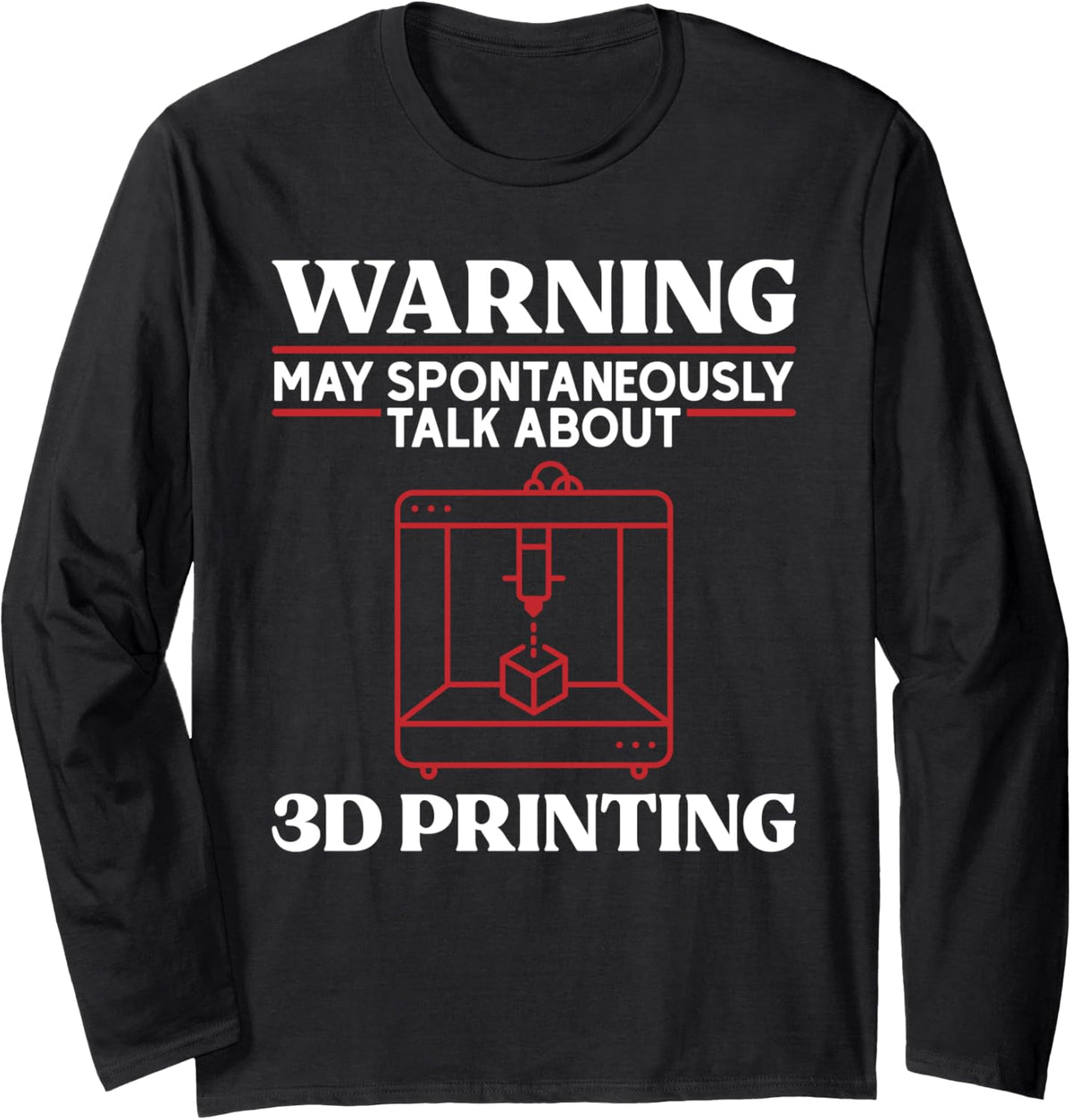 3d Printer Printing Long Sleeve Apparel Minimal Style