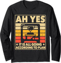 Ah Yes It S All Going According To Plan 3d Printing Printer Long Sleeve Apparel US Trend
