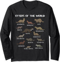 Otters Of The World Sea Otter Giant Educational Gift Long Sleeve Apparel Gift Ready