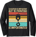 Cool 3d Print Design For Men Women Printer Lover Printing Long Sleeve Apparel Gift Ready