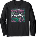 Empathy Word Cloud   Highly Sensitive Person Long Sleeve