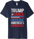 Trump Vance 2024 Secure Americas Borders Vintage Premium