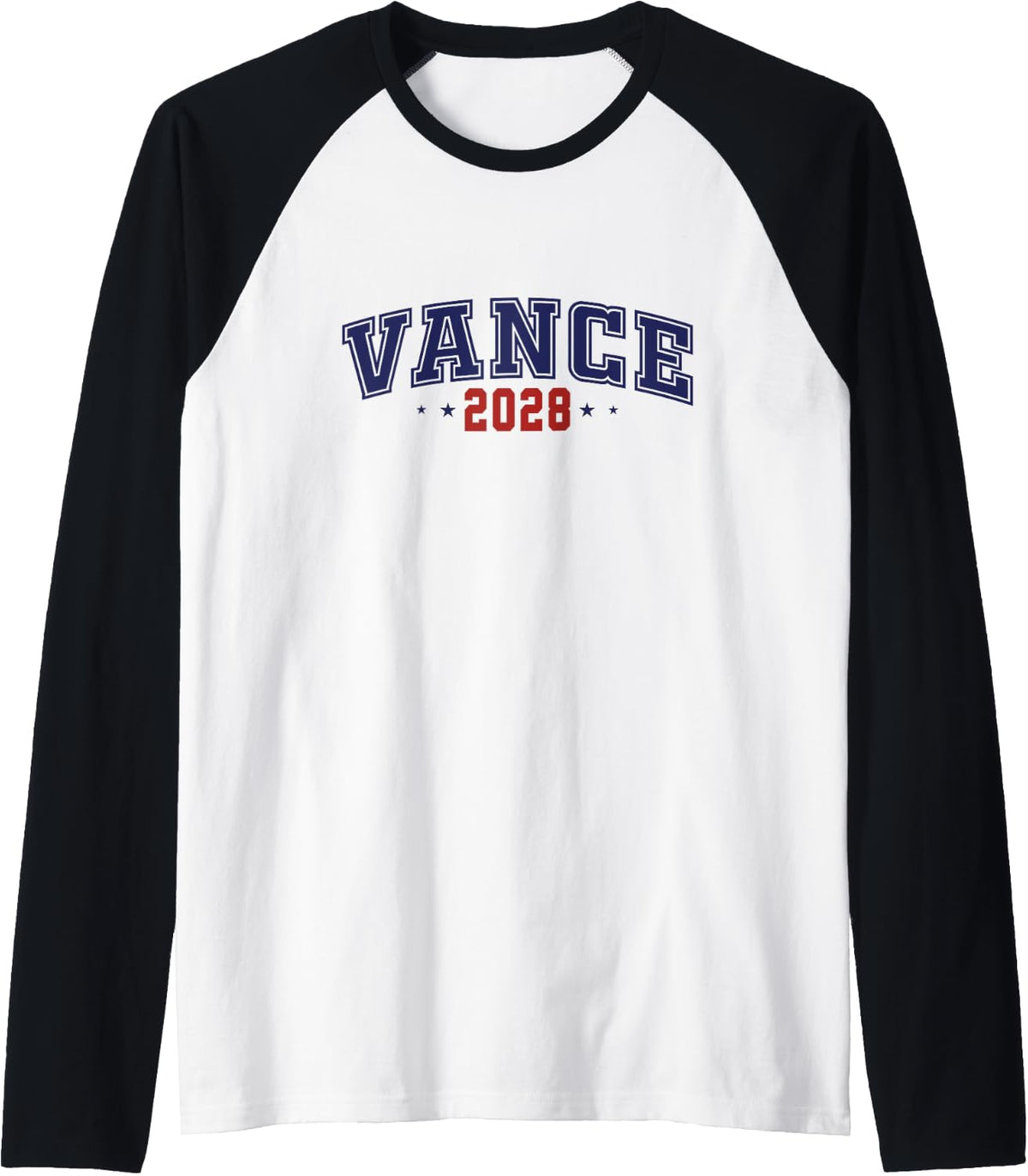 JD Vance 2028 President Election Campaign Retro Raglan Baseball Tee