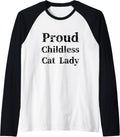 Proud Childless Cat Lady JD Vance 2024 Funny Quote Sarcastic Raglan Baseball 6